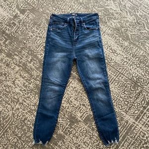 ABERCROMBIE High Rise Skinny Ankle Jeans
